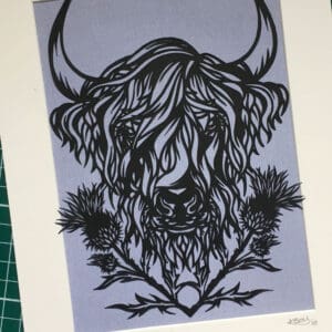 ‘Thistle the Highland Cow’