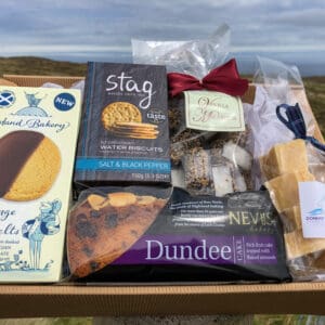 Scottish Tea Time Treats Gift Box with Donnie's Homemade Tablet