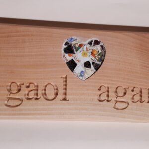 Gaelic Plaque with Heart