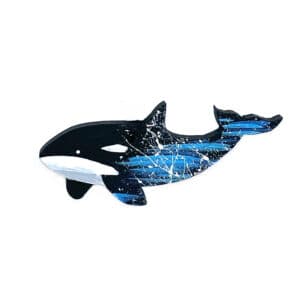 Orca Brooch