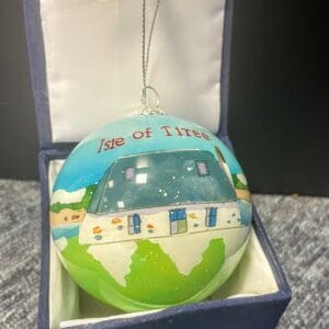 Tiree House Glass Bauble by Emma Ball
