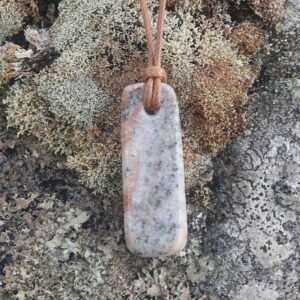 Curved Hebridean Stone pendant